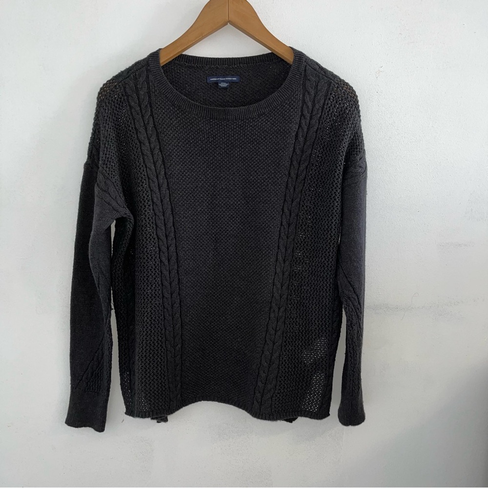 American Eagle Outfitters gray knit Sweater